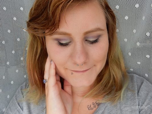MSC prune et vert pastel : Smoky eye frais pour l’été