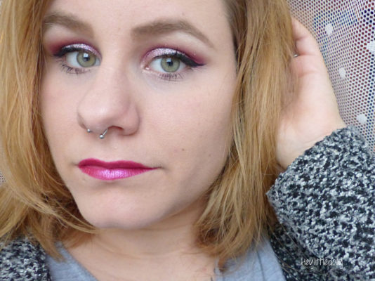 MSC rouge et paillettes argentées : O sparkly night !